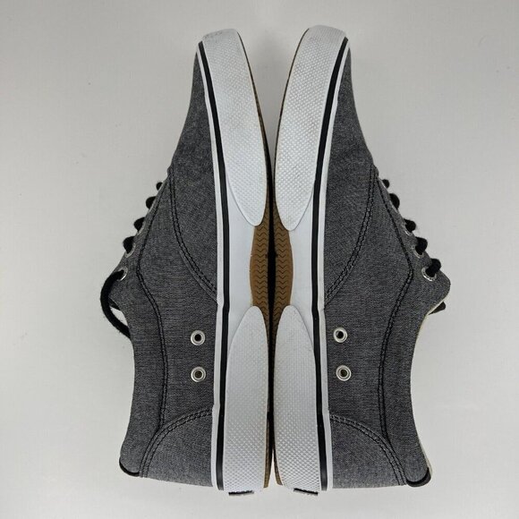 Sperry Top Sider Gray Canvas Sneakers STS13147 Low Top Men's Size 8M Sneakers - Picture 6 of 9